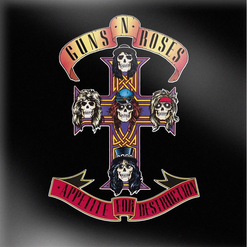 Guns N' Roses Appetite for Destruction 3D Vinyl Knucklebonz