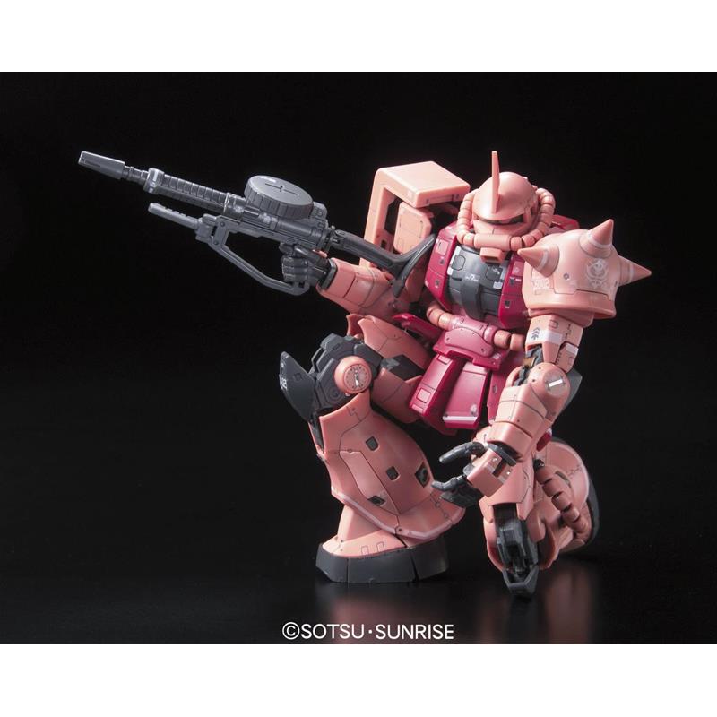 Gunpla Gundam MS-06S Char`s Zaku II 1/144 Real Grade Bandai