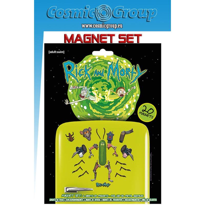 Rick And Morty The Pickle Magnete Set Pyramid International