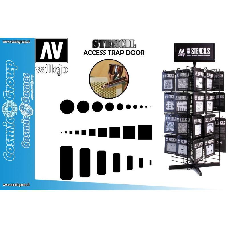 Stencil Stair003 Access Trap Door