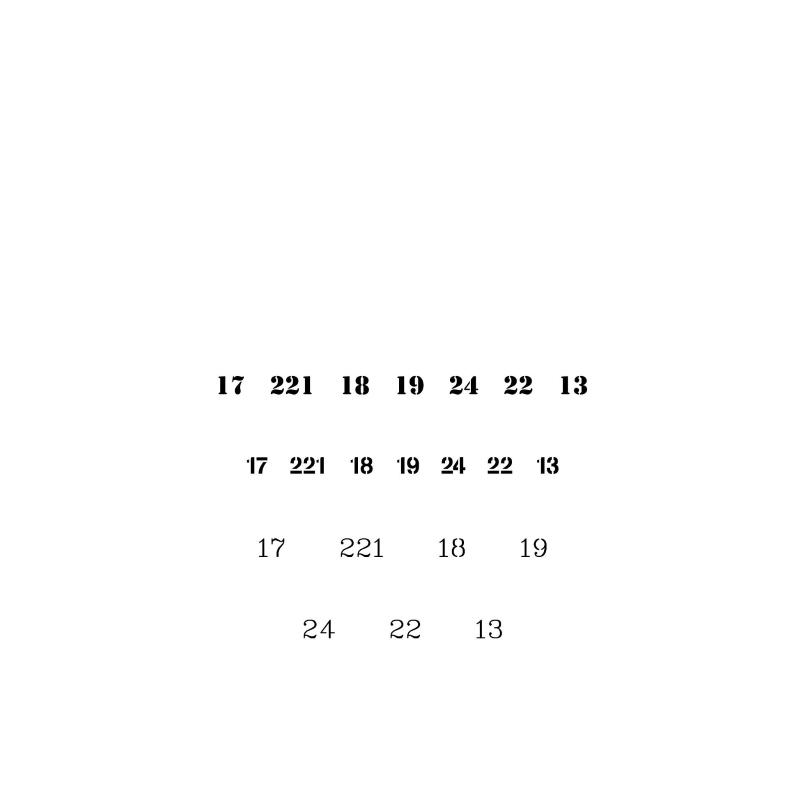 Stencil Stafv003 Soviet Numbers Wwii