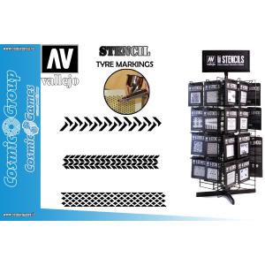 Stencil Sttx002 Tyre Markings