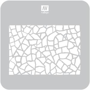 Stencil Stcam003 Giraffe Camo Wwii