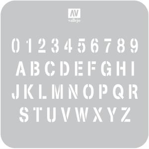 Stencil Stlet002 Stamp Font