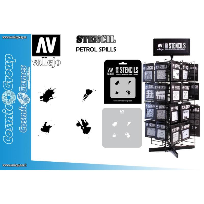 Stencil Sttx004 Petrol Spills
