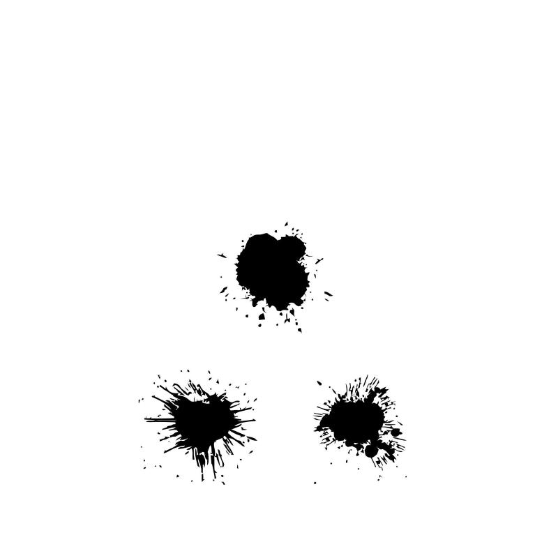 STENCIL STTX005 PAINT STAINS