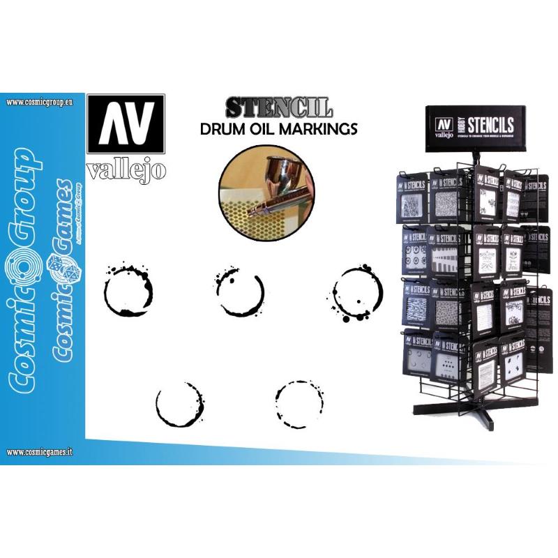 Stencil Stafv002 Drum Oil Markings