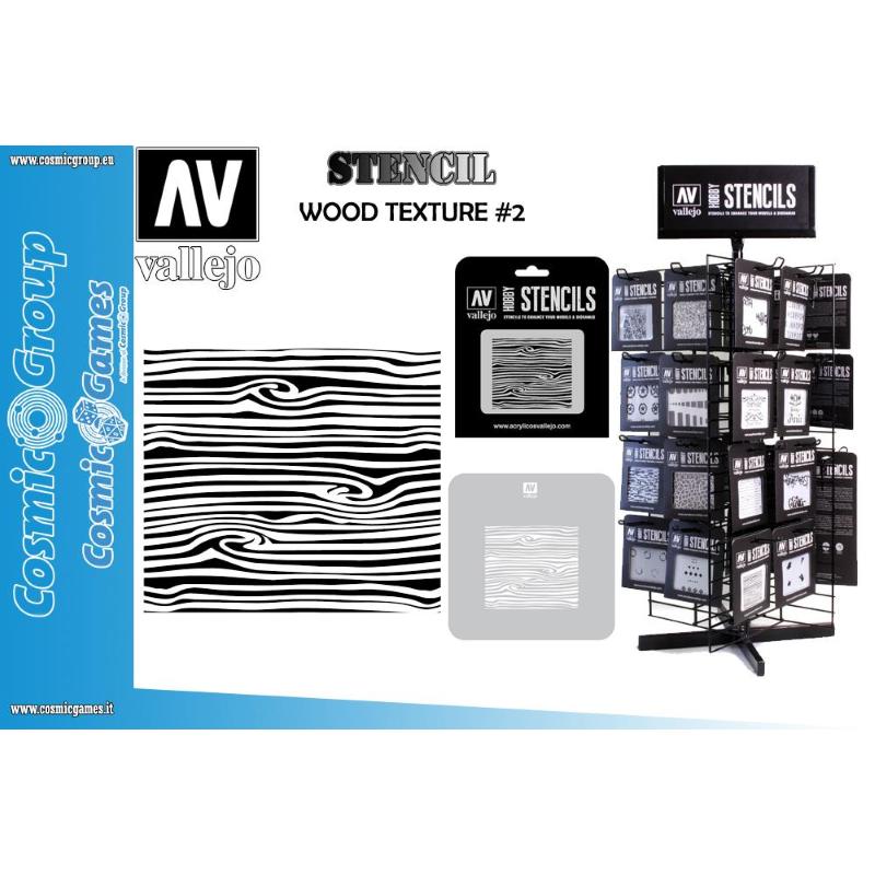 Stencil Sttx007 Wood Texture # 2