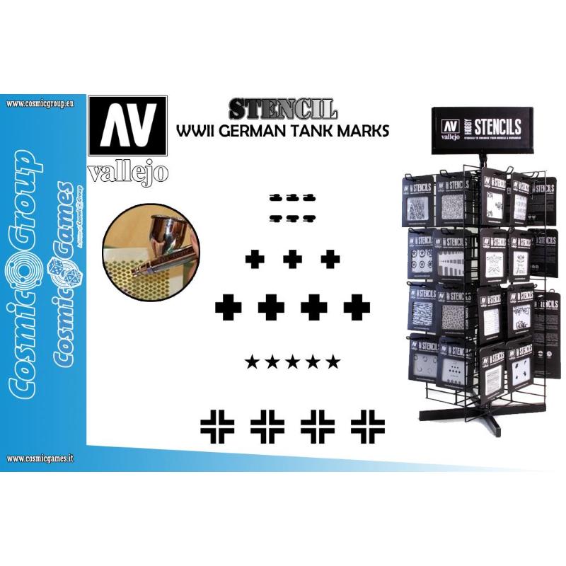 Stencil Stafv001 Wwii German Tank Marks