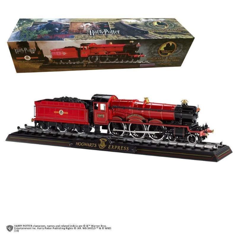 Harry Potter Hogwarts Express Die Cast 1:50 Replica with Base NOBLE COLLECTIONS 