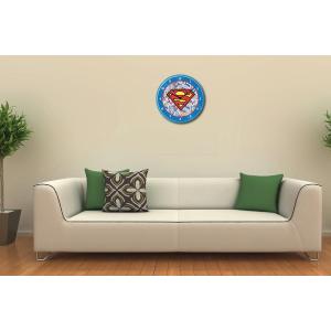 Dc Superman Logo Wall Clock