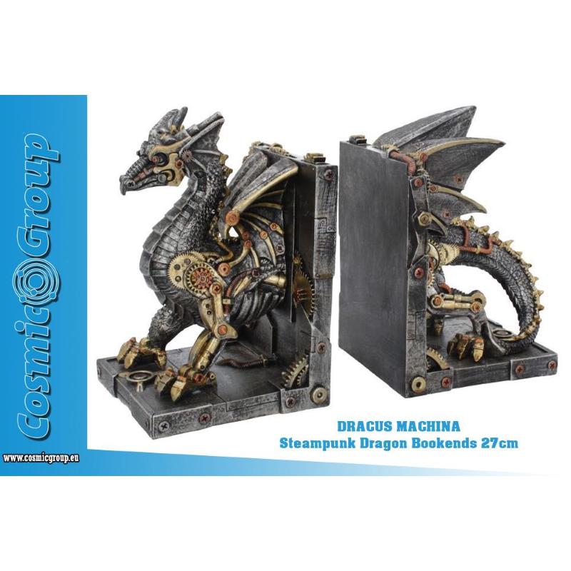 Steampunk Dragon Bookends