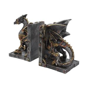 Steampunk Dragon Bookends