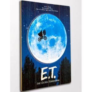 E.T. The Extra Terrestrial Wooden Poster Doctor Collector