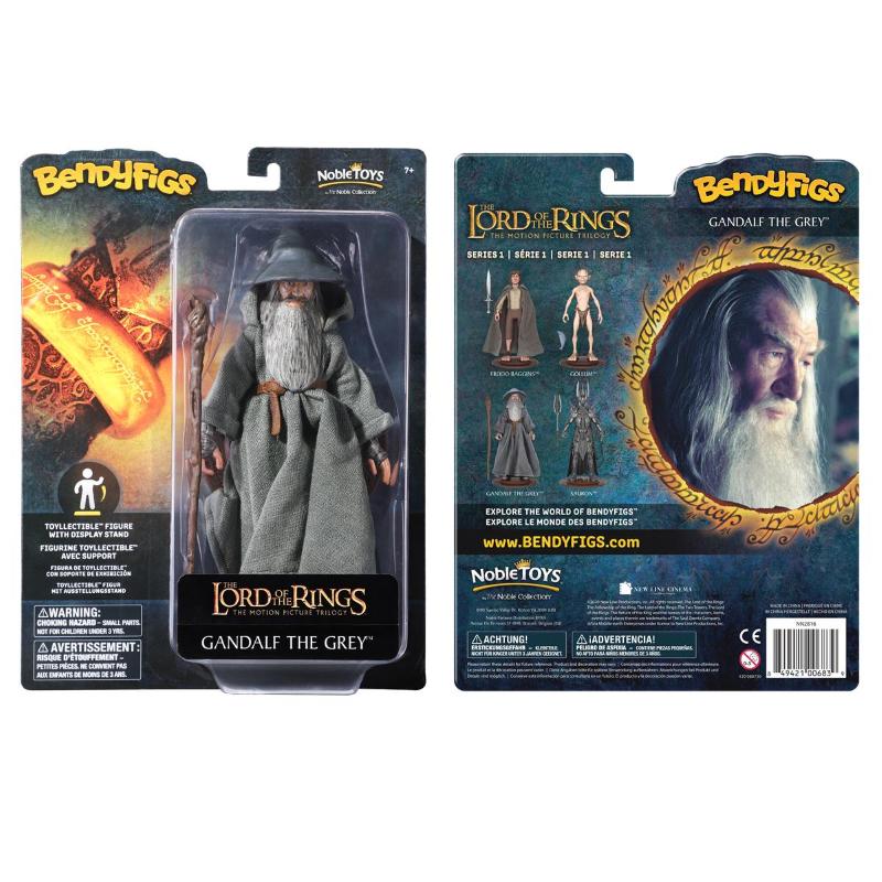 Lord of The Rings Gandalf Bendyfig The Noble Collection