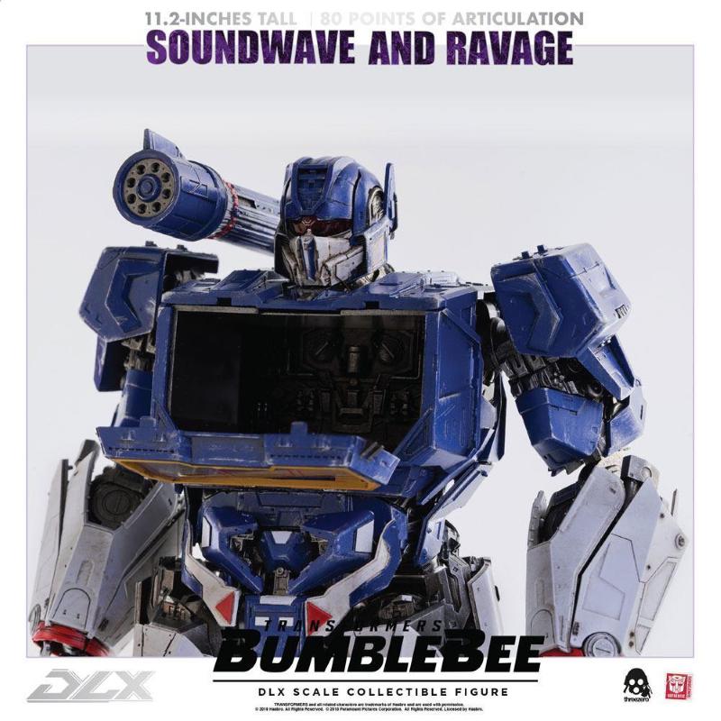 Transformers Bumblebee: Soundwave & Ravage DLX Threezero