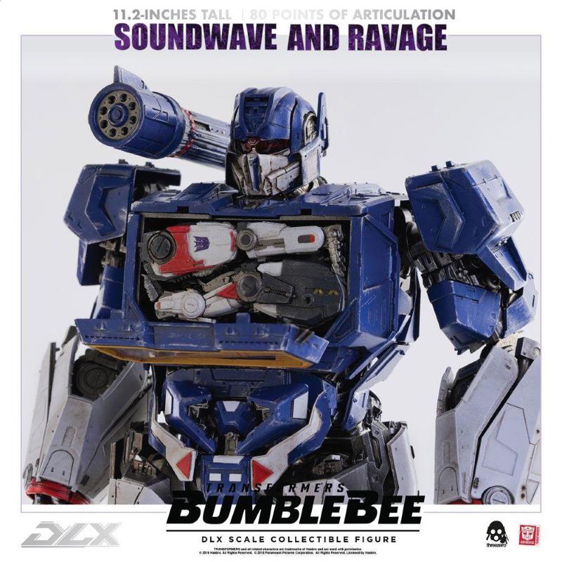 Transformers Bumblebee: Soundwave & Ravage DLX Threezero