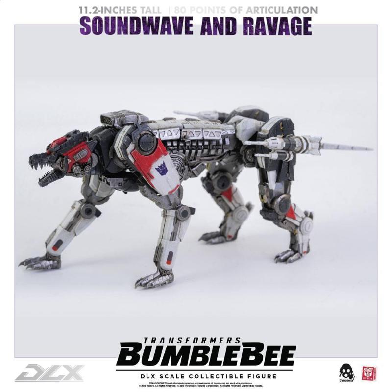 Transformers Bumblebee: Soundwave & Ravage DLX Threezero