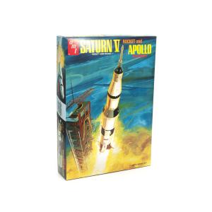 Plastic Model Kit 1/200 Saturn V Rocket + Apollo Amt