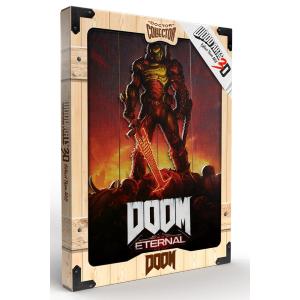 Doom Eternal Wooden Poster Doctor Collector