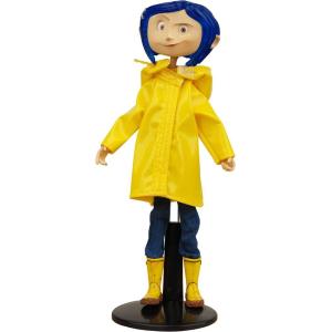 Coraline in Yellow Raincoat & Boots Bendy Doll Neca