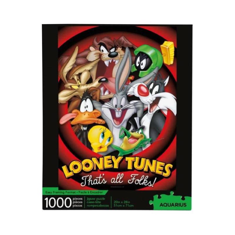Looney Tunes That's All Folks Puzzle Aquarius Ent
