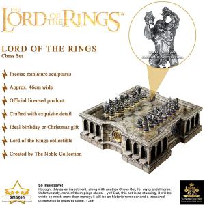 Lord of the Rings Chess Set The Noble Collection