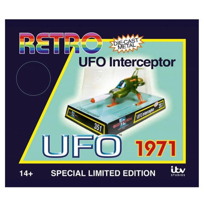 Retro Ufo Interceptor Diecast Replica