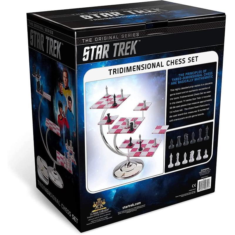 Star Trek Tri-Dimensional Chess Set The Noble Collection