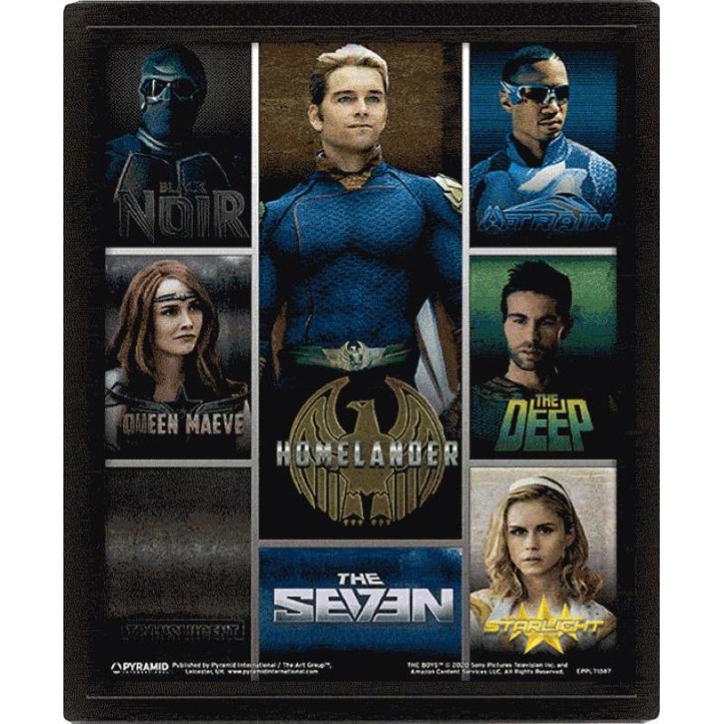 THE BOYS The Seven Poster Lenticolare 3D 25x20 cm PYRAMID INTERNATIONAL