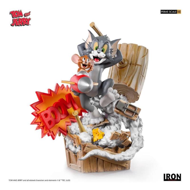 Tom and Jerry Statue Iron Studios