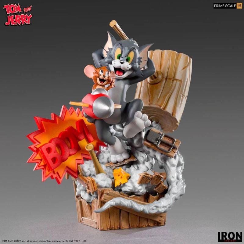Tom and Jerry Statue Iron Studios