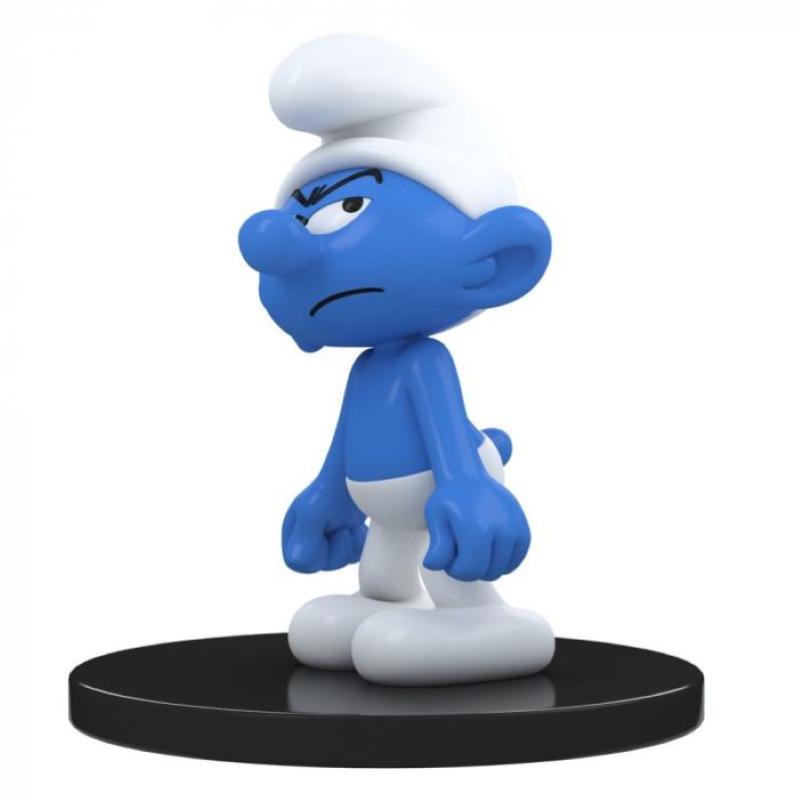Puffi The Smurfs - Blue Resin Statua Grouchy Smurf Puppy