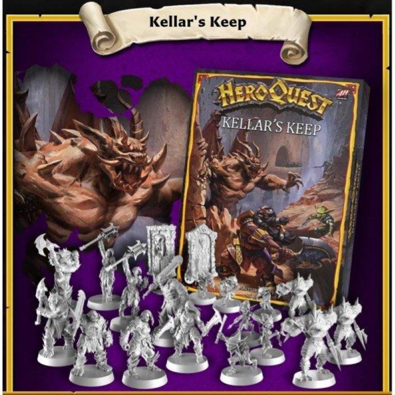 HeroQuest Kellar Keep Hasbro