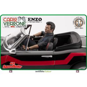 Carlo Verdone: Enzo Su Fiat Dino Spider 1:18