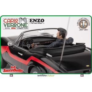 Carlo Verdone: Enzo Su Fiat Dino Spider 1:18