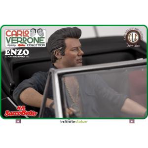 Carlo Verdone: Enzo Su Fiat Dino Spider 1:18