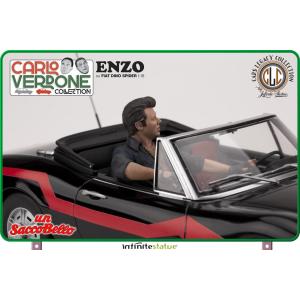 Carlo Verdone: Enzo Su Fiat Dino Spider 1:18