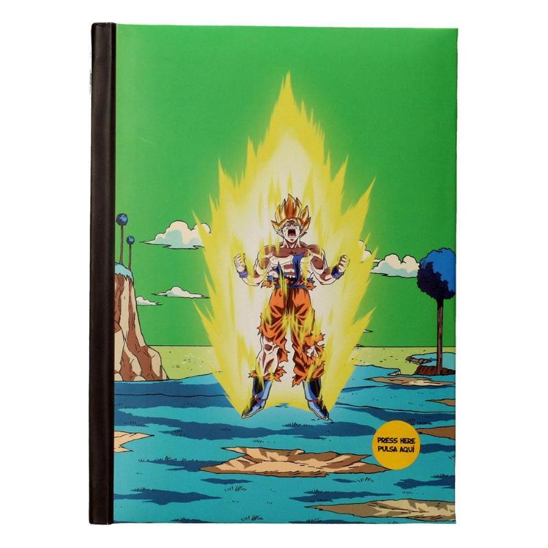 Dragon Ball Z Namek Final Battle Notebook With Light Sd Toys