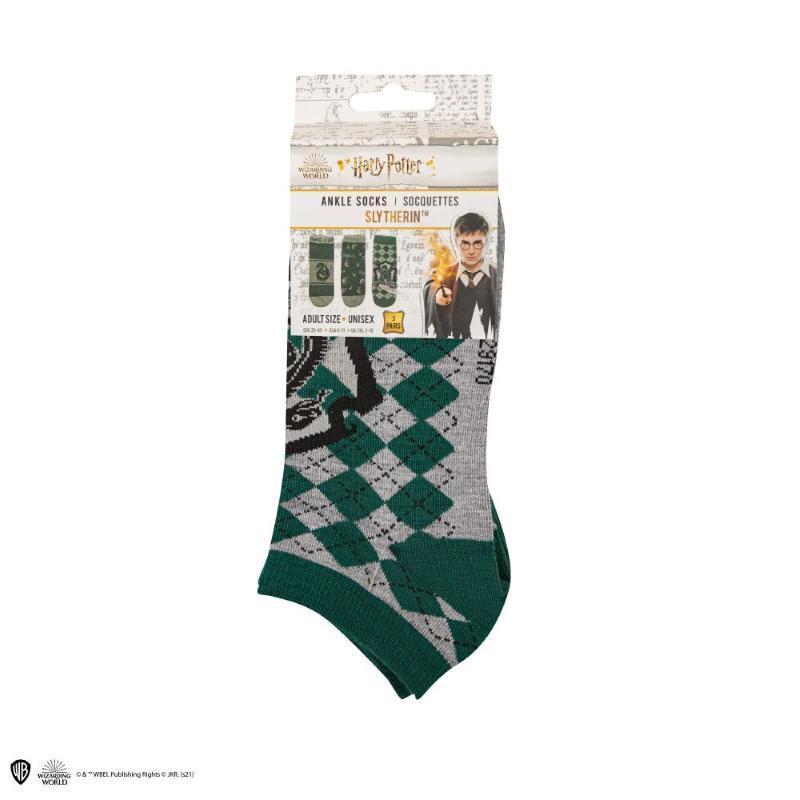 Harry Potter Slytherin Ankle Socks Set (3)