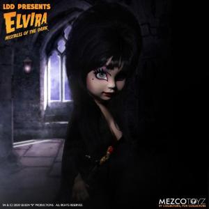 Elvira Mistress Of The Dark Living Dead Dolls Elvira Doll Mezco Toyz
