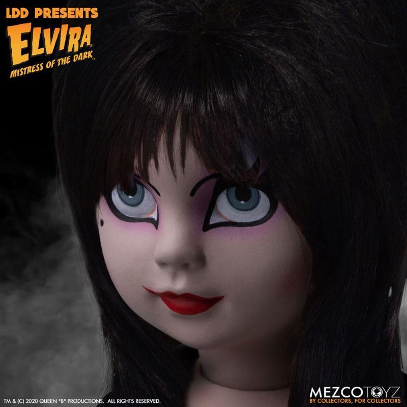 Elvira Mistress Of The Dark Living Dead Dolls Elvira Doll Mezco Toyz