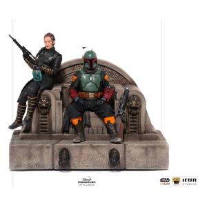 The Mandalorian Deluxe Art Scale Boba Fett an Fennec Iron Studios