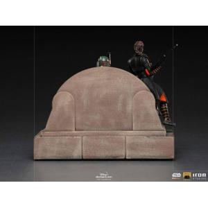 The Mandalorian Deluxe Art Scale Boba Fett an Fennec Iron Studios