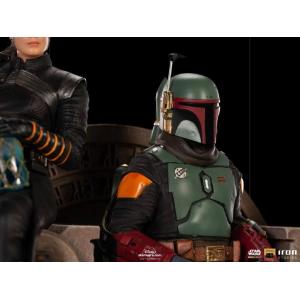 The Mandalorian Deluxe Art Scale Boba Fett an Fennec Iron Studios