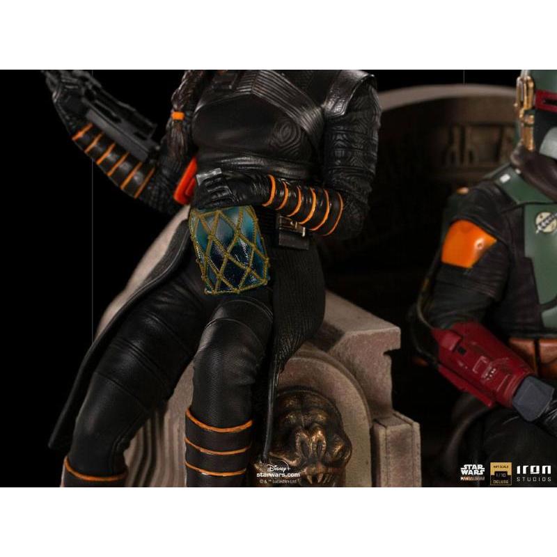 The Mandalorian Deluxe Art Scale Boba Fett an Fennec Iron Studios