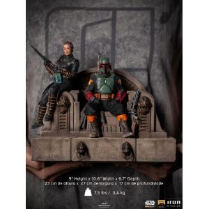The Mandalorian Deluxe Art Scale Boba Fett an Fennec Iron Studios