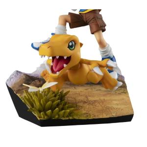Digimon Adventure G.E.M. Series Taichi Yagami and Agumon 20th Anniversary Megahouse