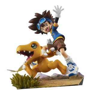 Digimon Adventure G.E.M. Series Taichi Yagami and Agumon 20th Anniversary Megahouse