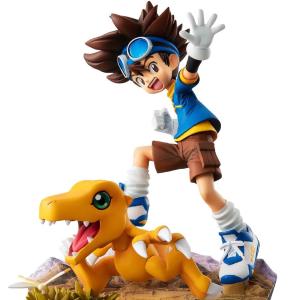 Digimon Adventure G.E.M. Series Taichi Yagami and Agumon 20th Anniversary Megahouse
